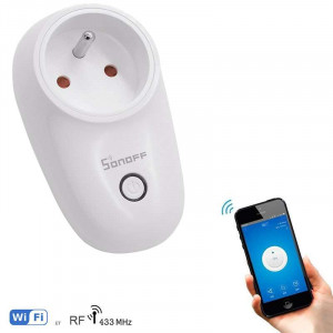 Programmable Sonoff socket with WiFi control for Smart phone or tablet