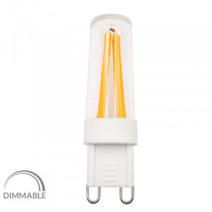 4-watt dimmable LED filament bulb with G9 base