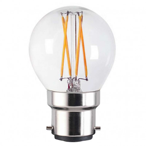 Ampoule LED globe G45 4 watts culot B22 équipée de quatre filaments