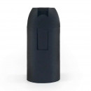  Black plastic E14 socket for light bulb