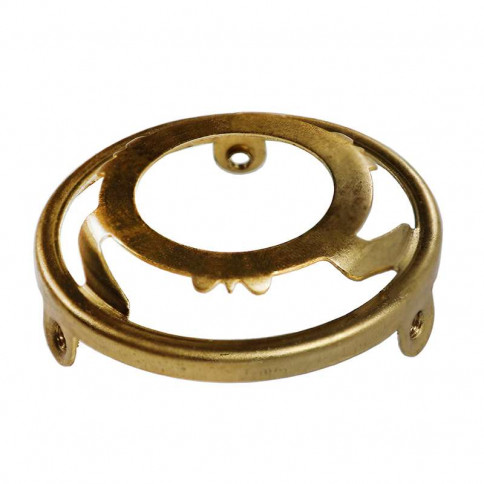 Brass collar to support light fitting or 28 mm diameter lampshade