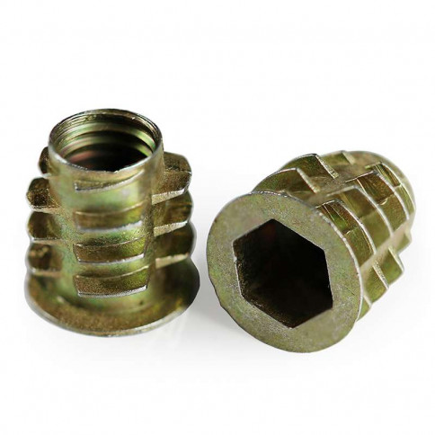 Threaded insert for M8 tube, 1.25 mm pitch