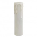 Fausse bougie D22 pour lustre couleur blanc 100mm