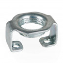 Straight bridge in galvanised steel with M10 thread, height 12mm