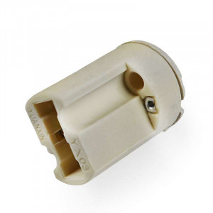 Culot de lampe G9 en porcelaine pour fixation libre ou sur pontet