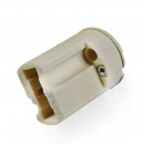 G9 porcelain lamp base for free-standing or bridge mounting