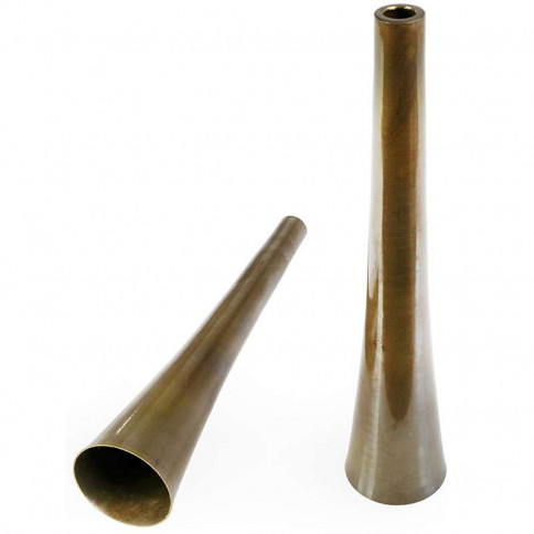 Solid brass tubular body for chandelier, suspension - height 200mm Ø 42mm