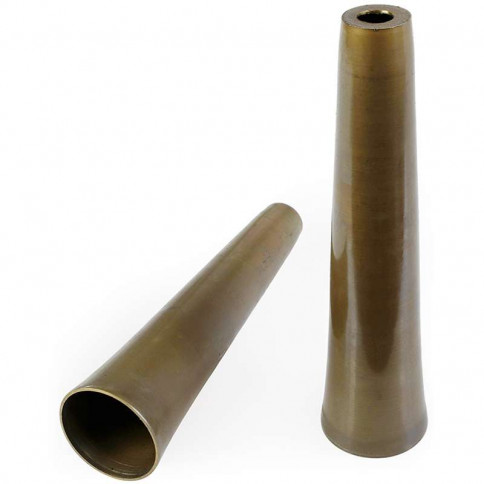 Solid brass tubular body for chandelier, suspension - height 149mm Ø 37mm