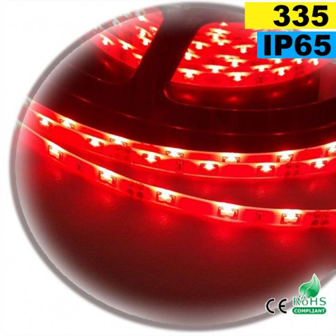 Side LED strip, red LED-335 IP65 120 LED/m 30 metres