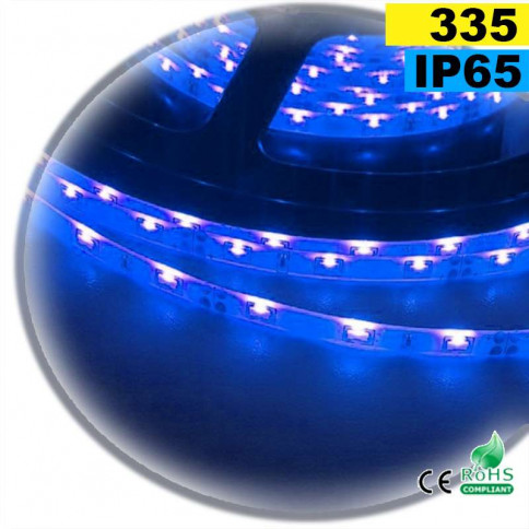 Side LED strip blue LED-335 IP65 120 LED/m 30 metres