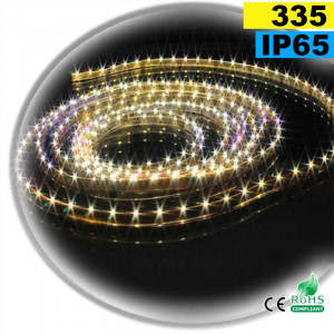  Side LED strip warm white LEDs-335 IP65 60leds/m made to measure