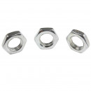 Low zinc-plated nut for M8 tube, 1mm pitch, 3mm thick