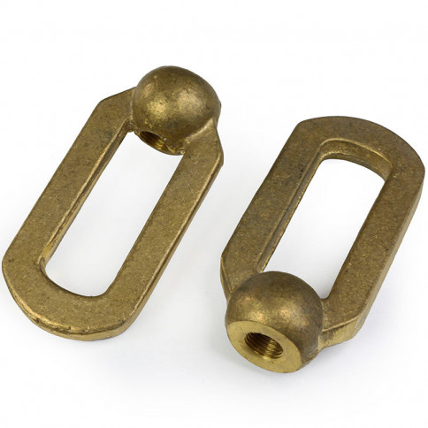 Brass suspension ring 46mm x 18mm opening - M10 thread