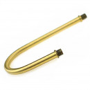 180° gooseneck brass tube - height 13cm