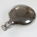 Shaft leaf glassware in black chrome for D11 base and G4 lamp
