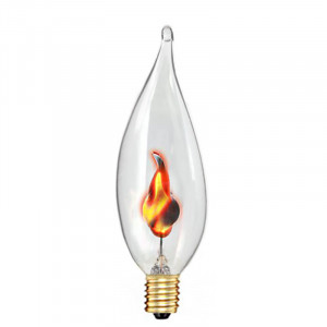 Ampoule flamme E14 à effet...