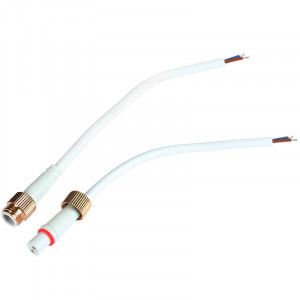 Connecteur étanche IP65 mâle / femelle avec deux câbles et détrompeur