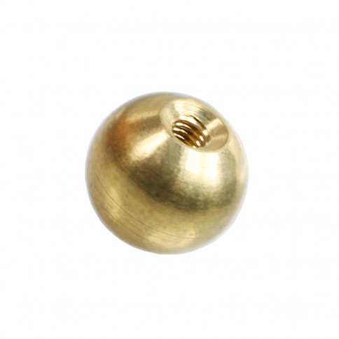 Boule en laiton diamètre 10mm taraudé M3