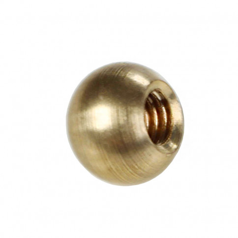 Boule en laiton diamètre 6mm taraudé M3