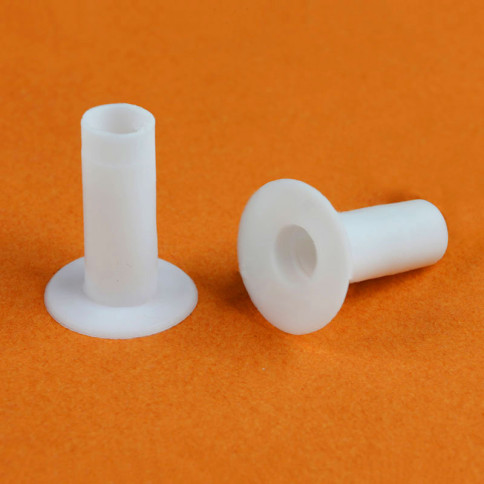 Plastic insulating sleeve for cable entry for E14 lampholder