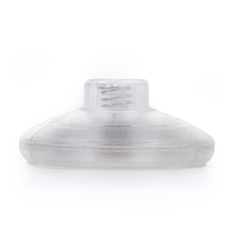 70mm diameter round foot switch for floor lamp - transparent plastic