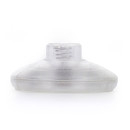 Interrupteur à pied rond diamètre 70mm pour lampadaire - plastique couleur transparent