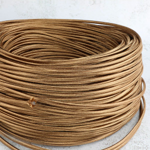 Câble textile rond gaine...