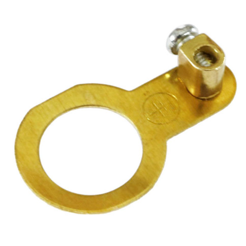 Earthing terminal on M10 threaded tube