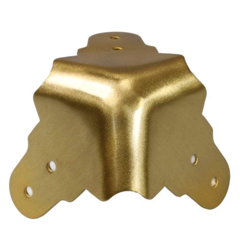 Brass protector for table corners, furniture, pedestals and cupboards - size 56 x56mm