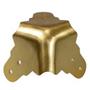 Brass protector for table corners, furniture, pedestals and cupboards - size 56 x56mm