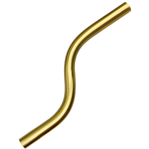 Tube en laiton coude /...