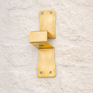 Brass double lampholder...