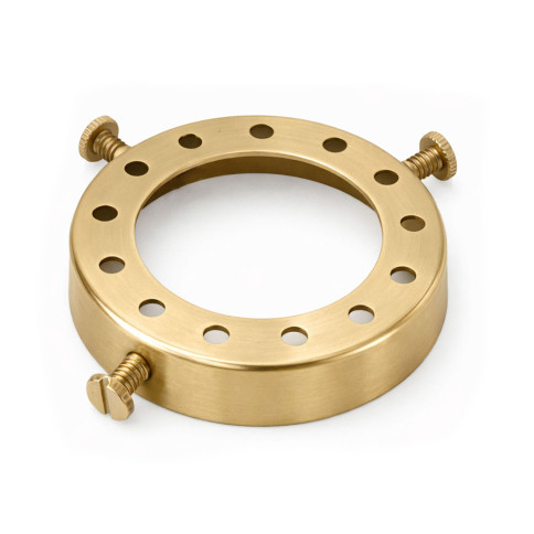 Support à griffes en laiton pour verrerie ou céramique diamètre intérieur 66mm