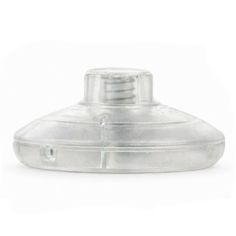 Interrupteur à pied rond diamètre 70mm pour lampadaire - plastique couleur transparent