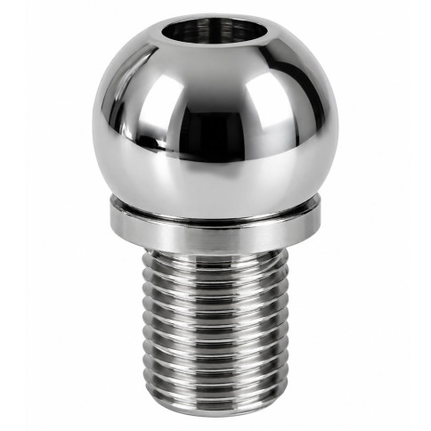 Serre câble électrique Kiara chromé - blocage de câble silicone - filetage M10 pas de 1mm