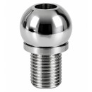 Serre câble électrique Kiara chromé - blocage de câble silicone - filetage M10 pas de 1mm