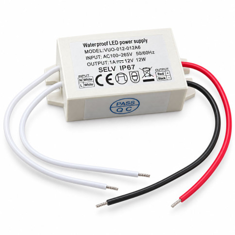 Mini transformateur LED étanche 12...