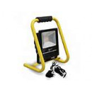 Battery-powered LED spotlight